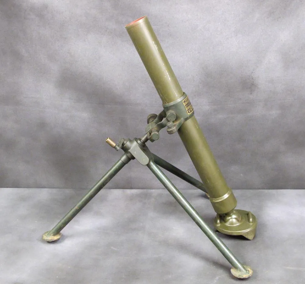 Compact 60mm Display Mortar with Advanced Commando Base Plate