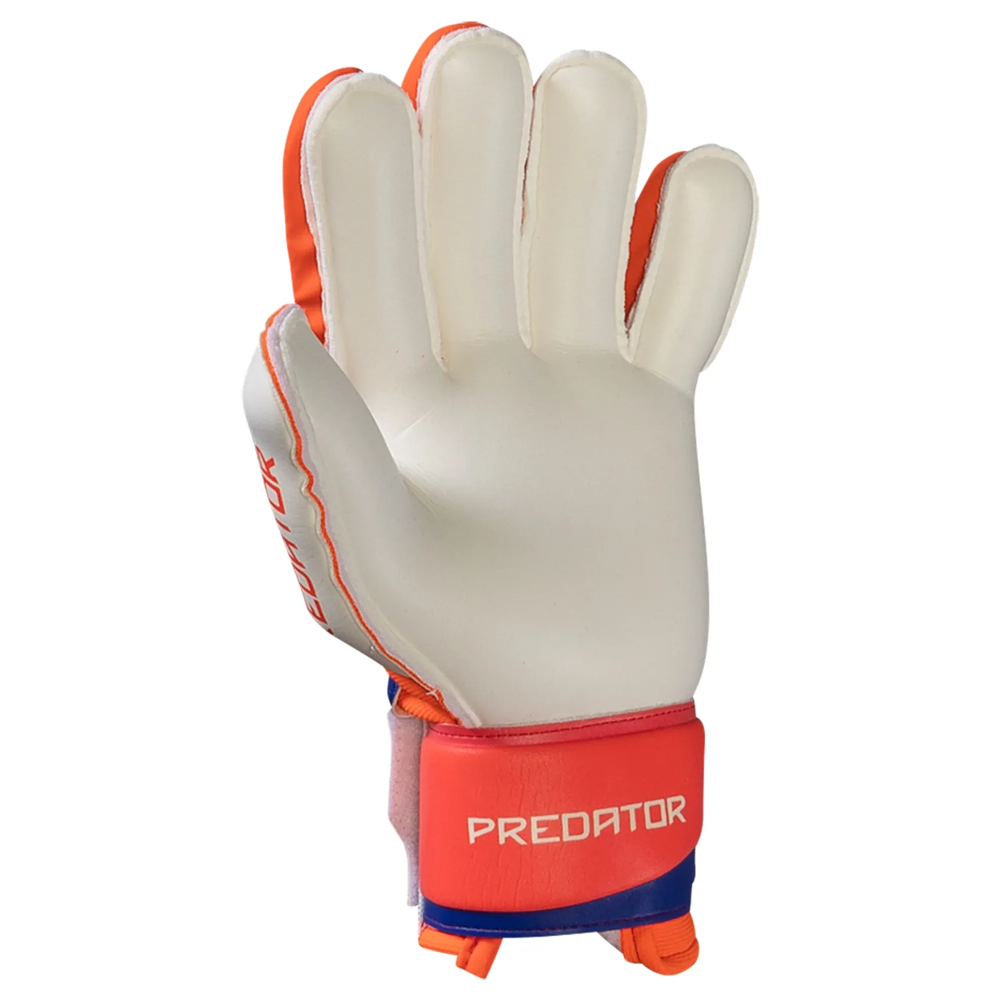 adidas Predator Goalkeeper Match Finger Save Glove (Lucid Blue/Solar Red)