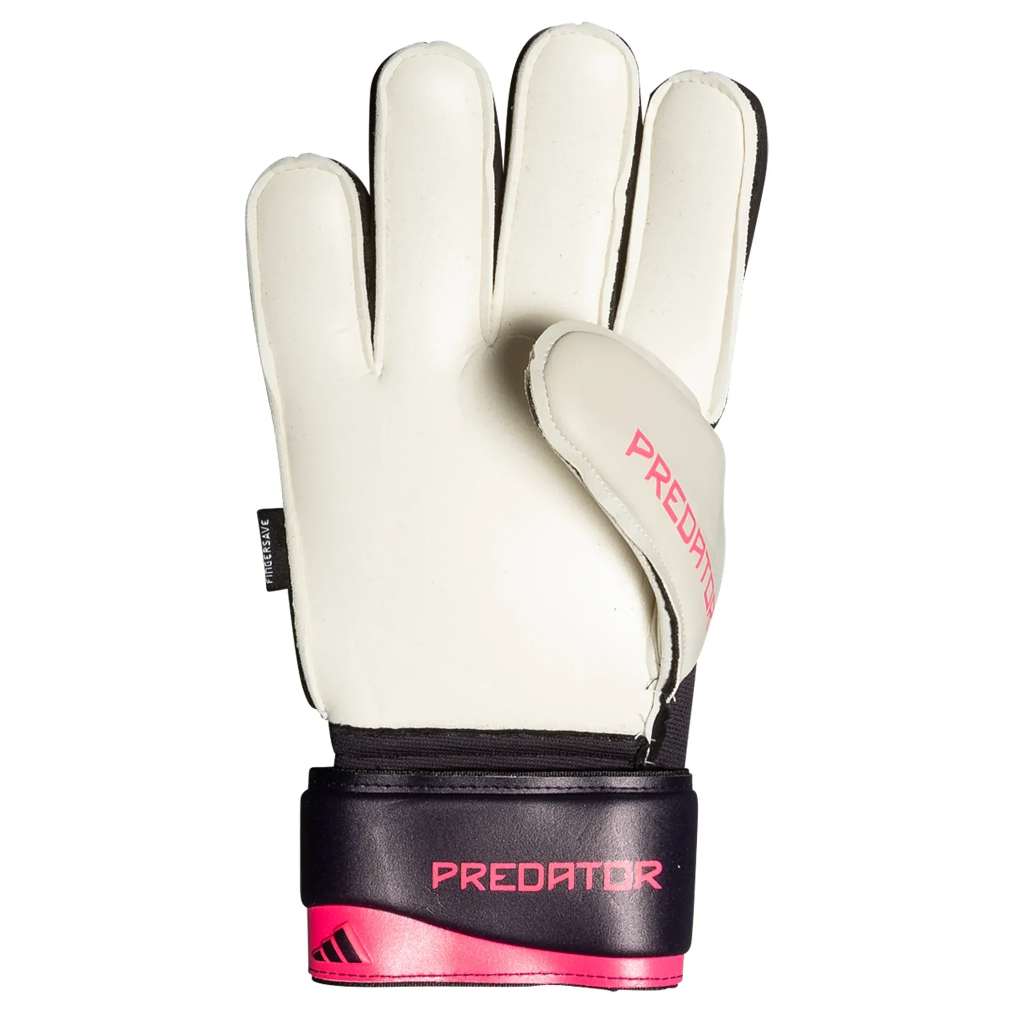 adidas Predator Match Fingersave Goalkeeper Glove (Turbo/Black)