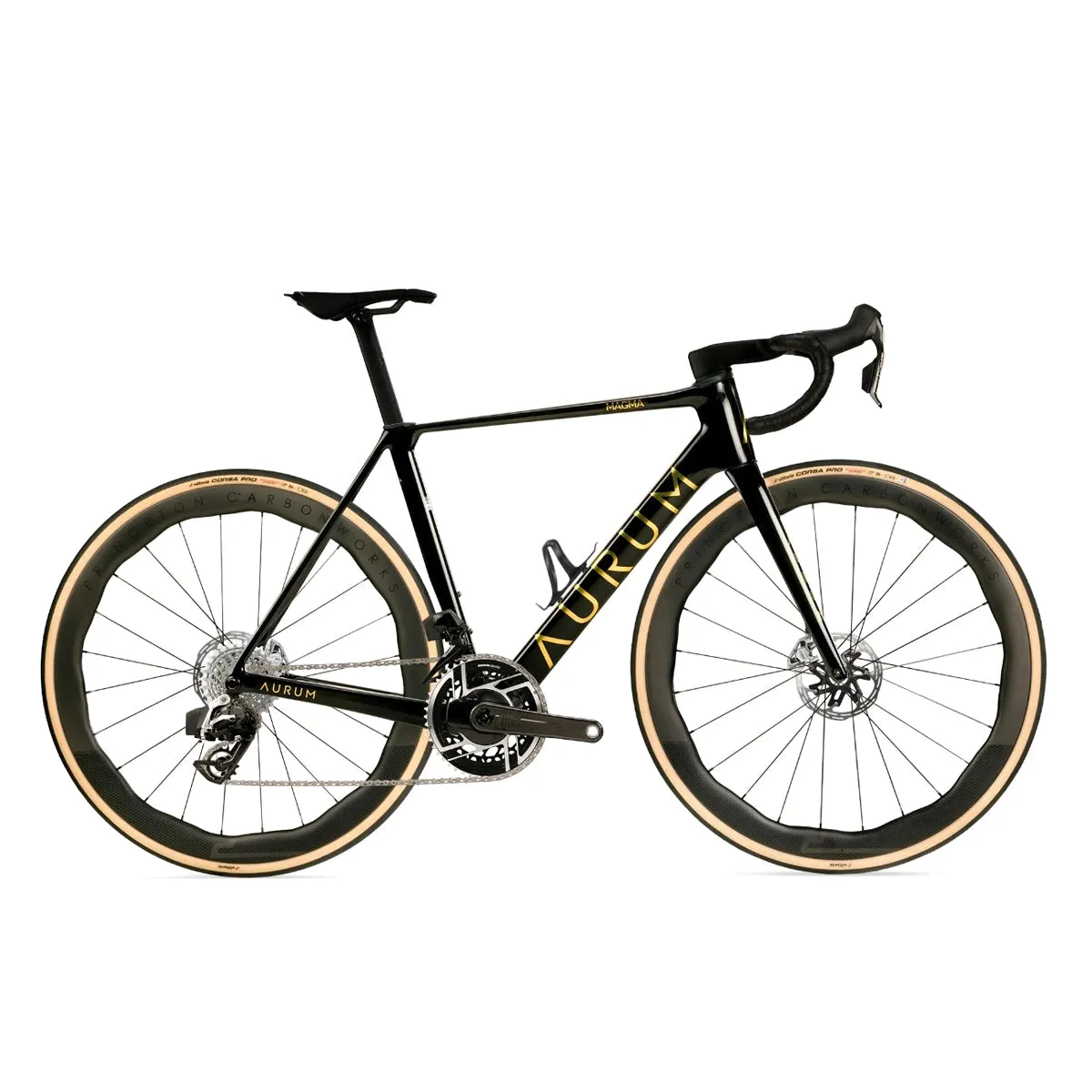 AURUM MAGMA V2 2024 Sram Red AXS E1 Princeton Complete Bike Road - Carbon Gloss