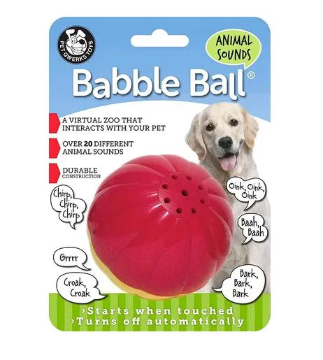 Babble Ball Pet Dog Toy Animal Sounds