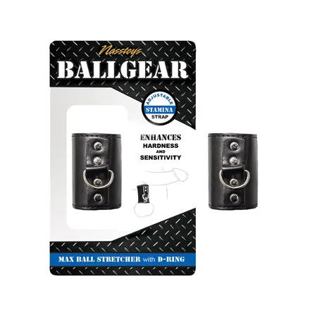 Ballgear Iron Max Ball Stretcher with D-Ring | Black | Enhancer | Adjustable