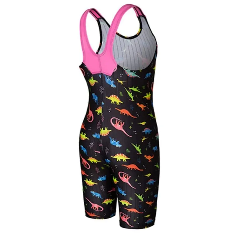 Barrel Kids Training Tech Swimsuit-NEON DINO