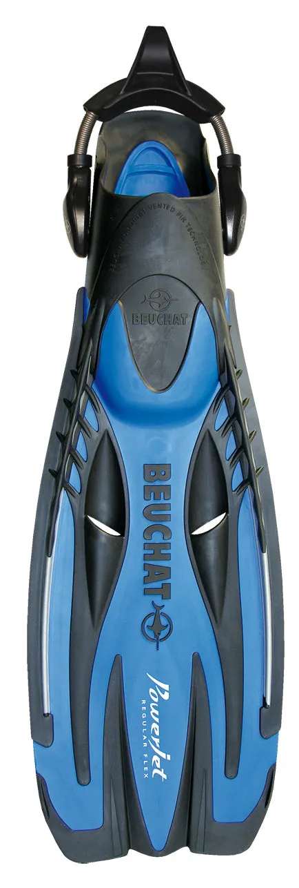 Beuchat Power Jet fins with spring straps - Regular or Power Flex