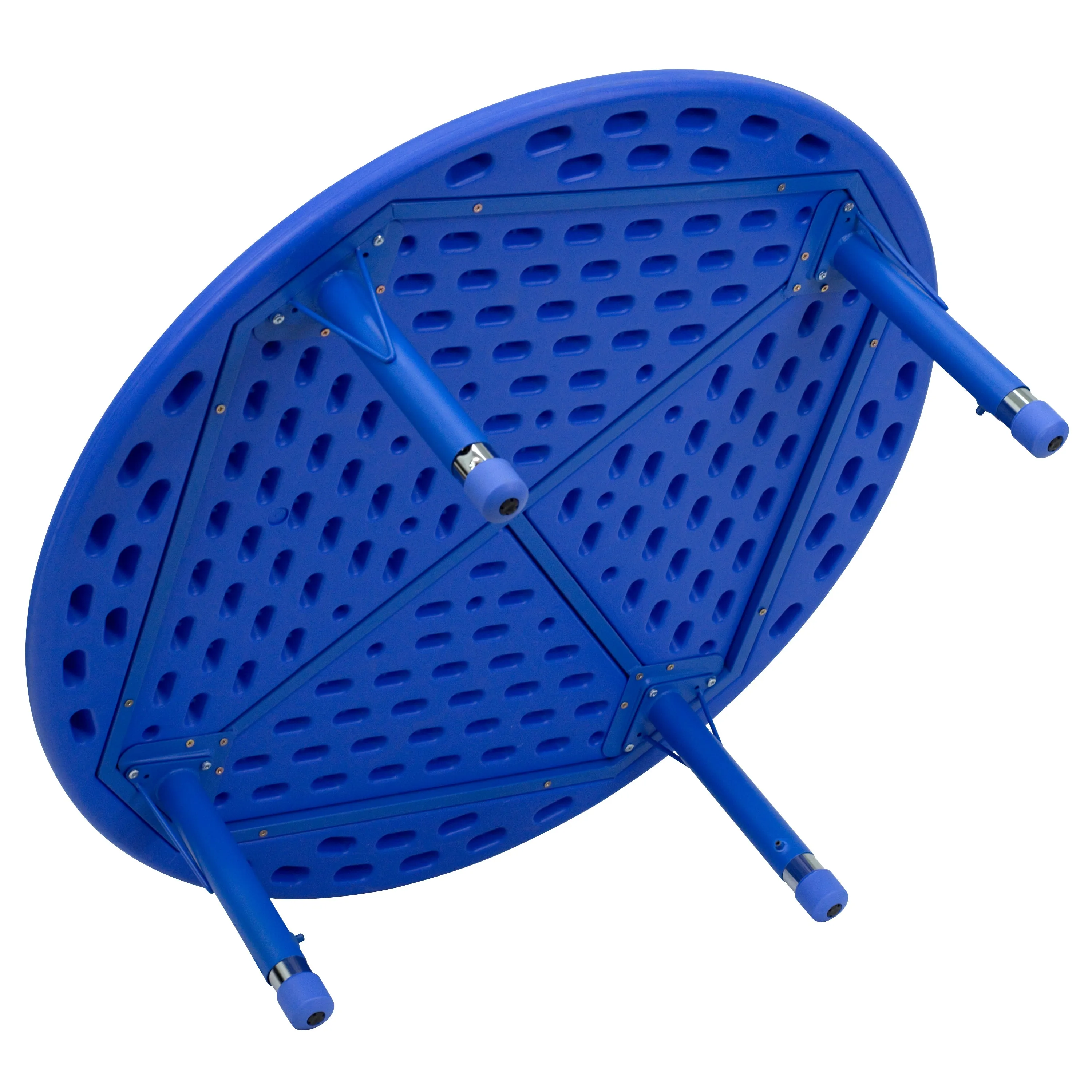 Blue Preschool Activity Table YU-YCX-005-2-ROUND-TBL-BLUE-GG