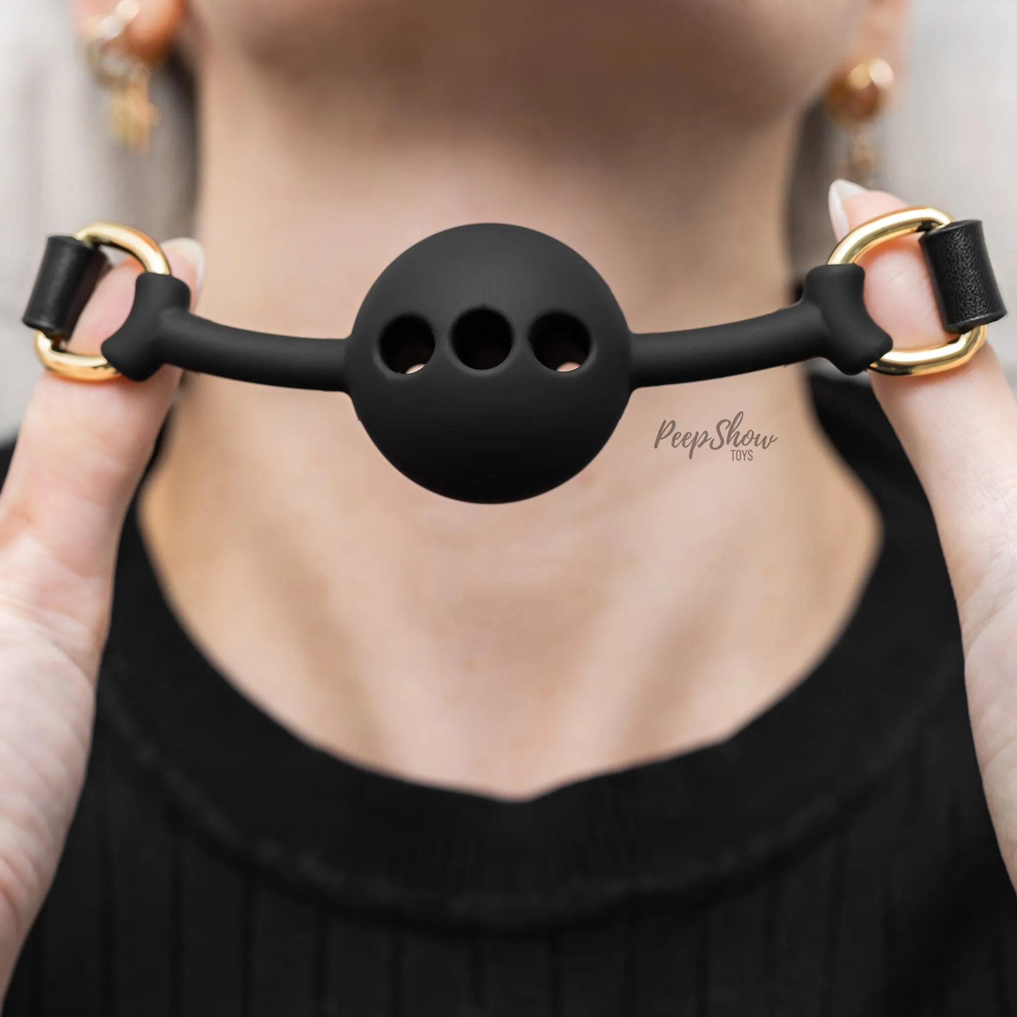 Breathable Silicone Ball Gag by Peepshow Toys