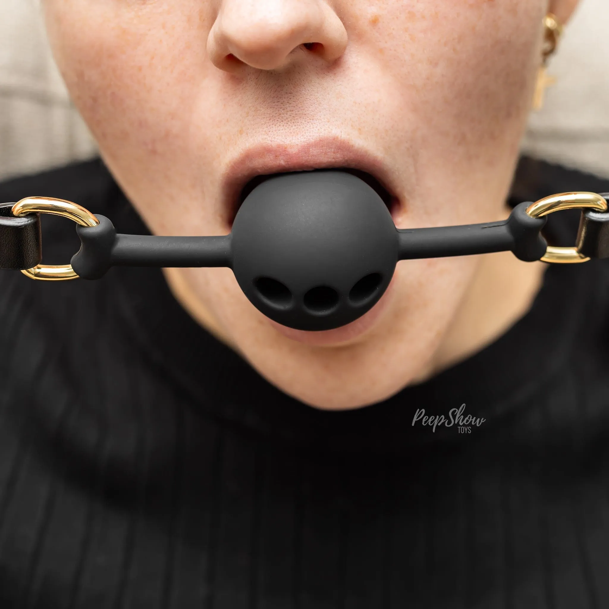 Breathable Silicone Ball Gag by Peepshow Toys