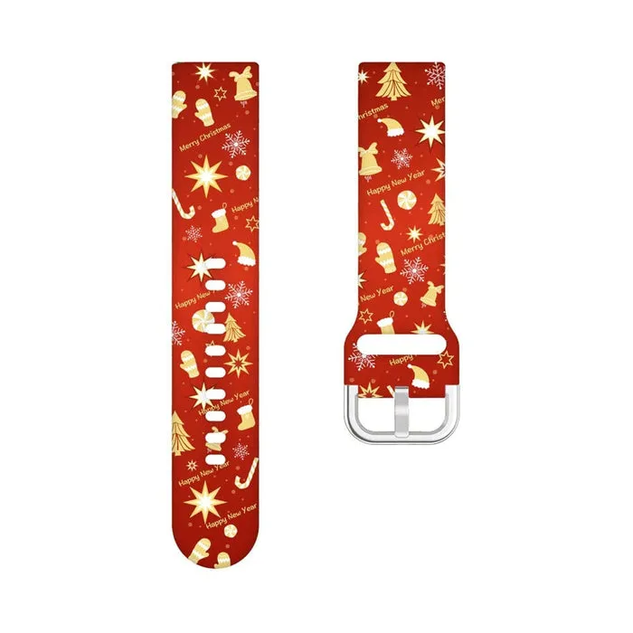 Christmas Watch Straps compatible with the Xiaomi Amazfit Smart Watch, Smart Watch 2