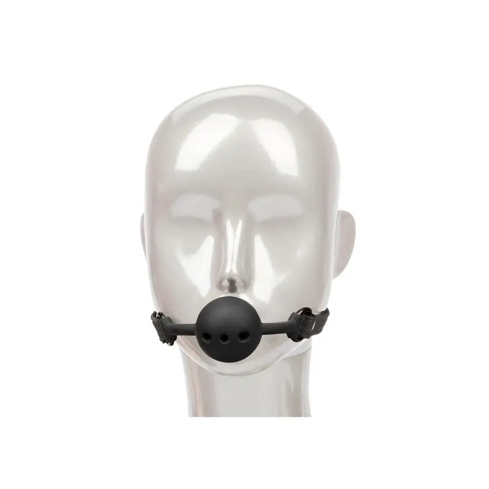 Colt Silicone Black Breathable Bondage Ball Gag with Buckle