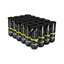 Dunlop Grand Prix Regular Duty Tennis Ball - Case (24 Cans / 72 Balls)