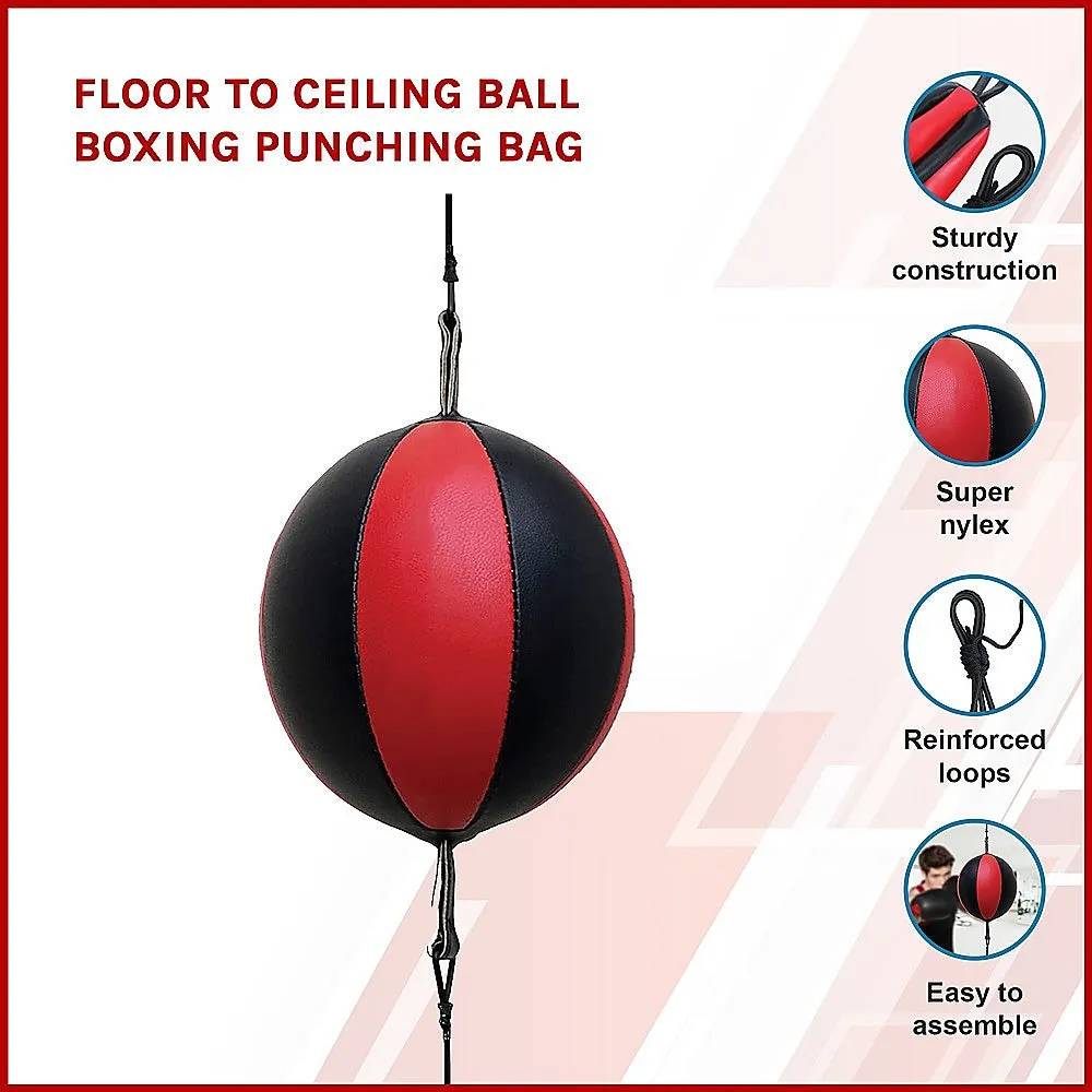 Durable Floor to Ceiling Boxing Punching Bag, SUPER NYLEX