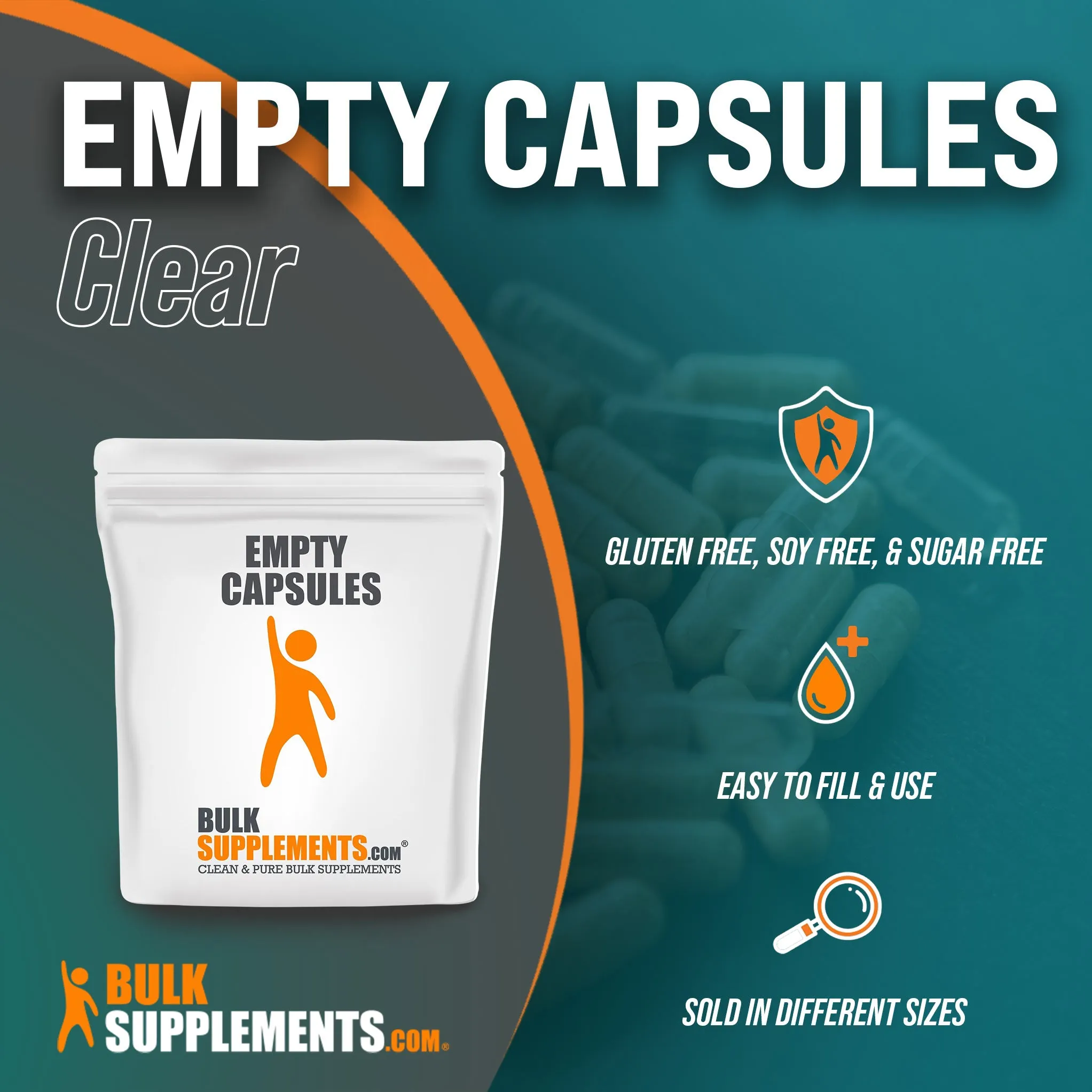 Empty Capsules - Clear