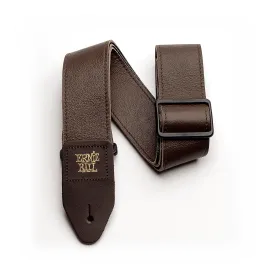 Ernie Ball 2 Tri-Glide Italian Leather Strap - Brown