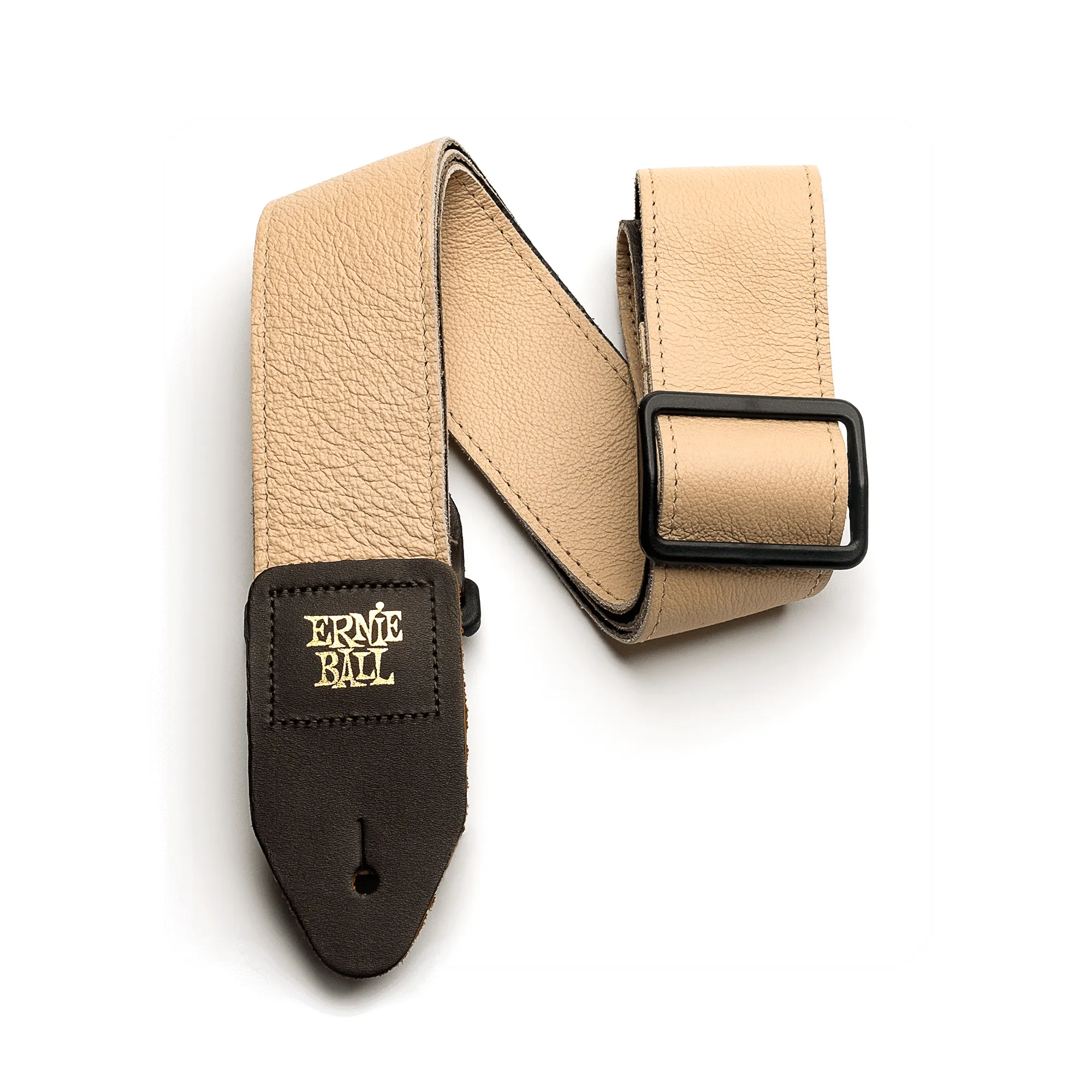 Ernie Ball 2 Tri-Glide Italian Leather Strap - Tan