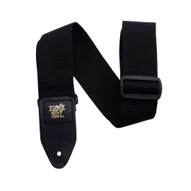 Ernie Ball Black Polypro Guitar Strap