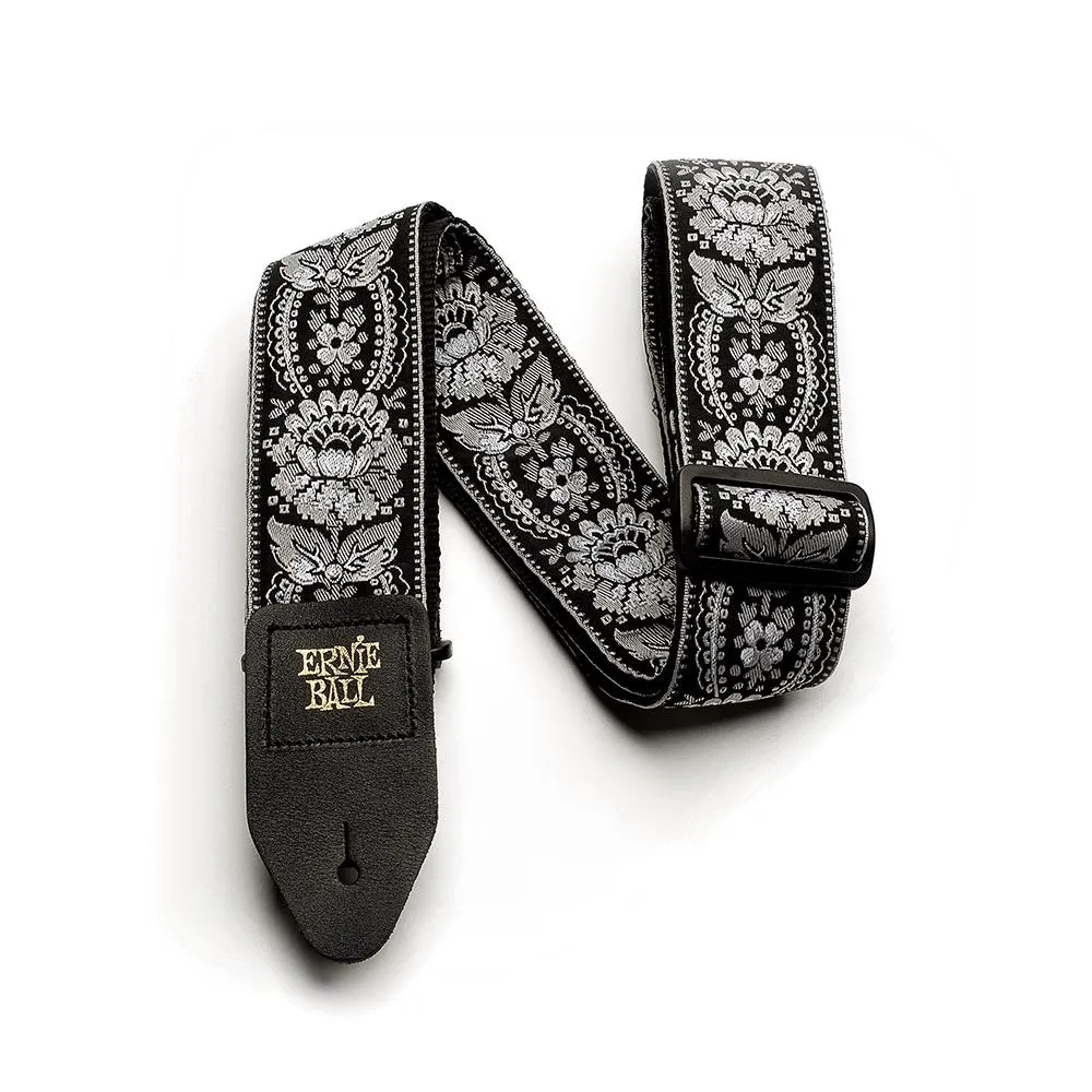 Ernie Ball Jacquard Guitar Strap - Royal Orleans Silver