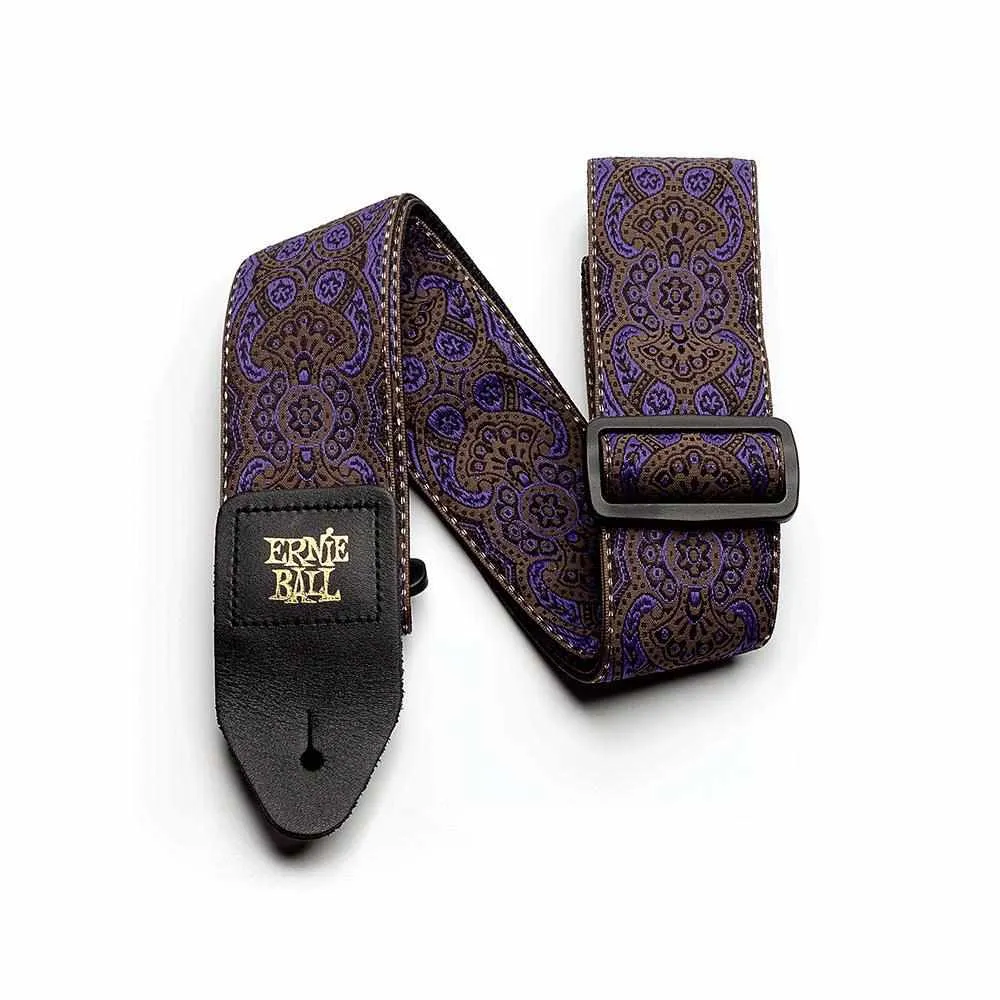 Ernie Ball Purple Paisley Jacquard Strap