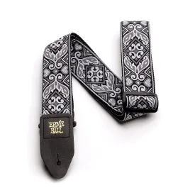 Ernie Ball Tribal Silver Jacquard Strap