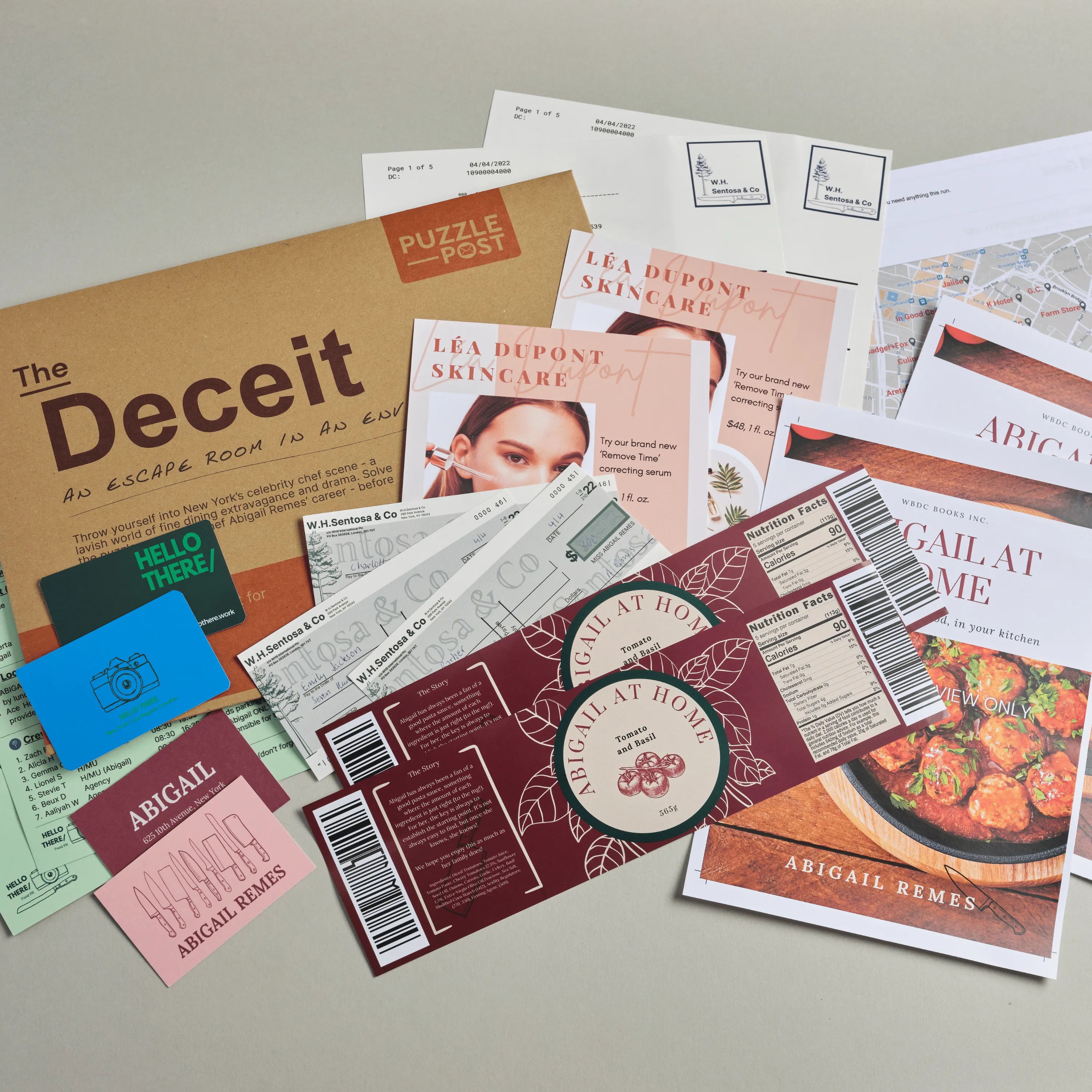 Escape Room in an Envelope: Dinner Party Game - The Deceit