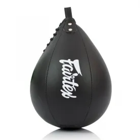 FAIRTEX SB1 MUAY THAI BOXING MMA PUNCHING SPEED BALL Microfiber 58 dia x 25 cm Black