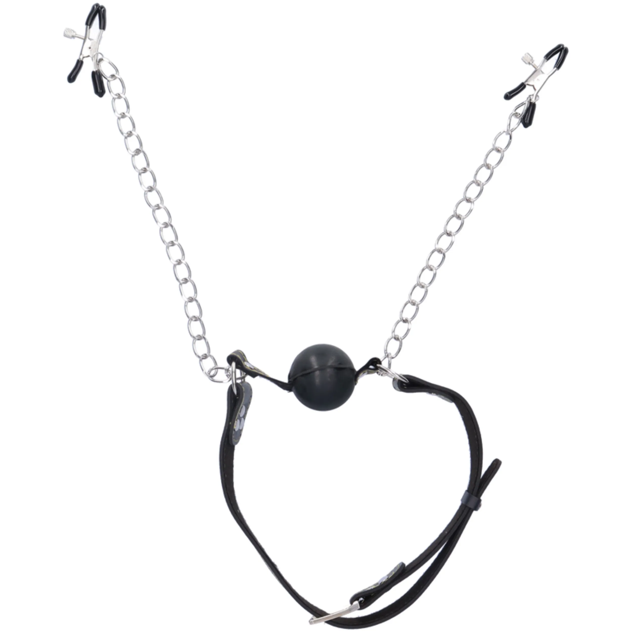 Fetish Fantasy Extreme Ball Gag & Nipple Clamps