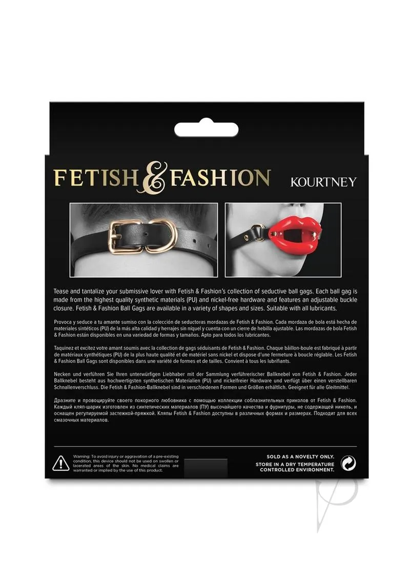 Fetish Fashion Kourtney Red/blk