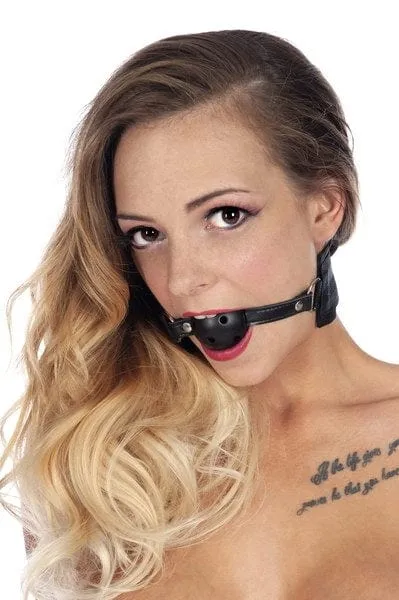 Fetish Tentation Wrist Straps with Ball Gag