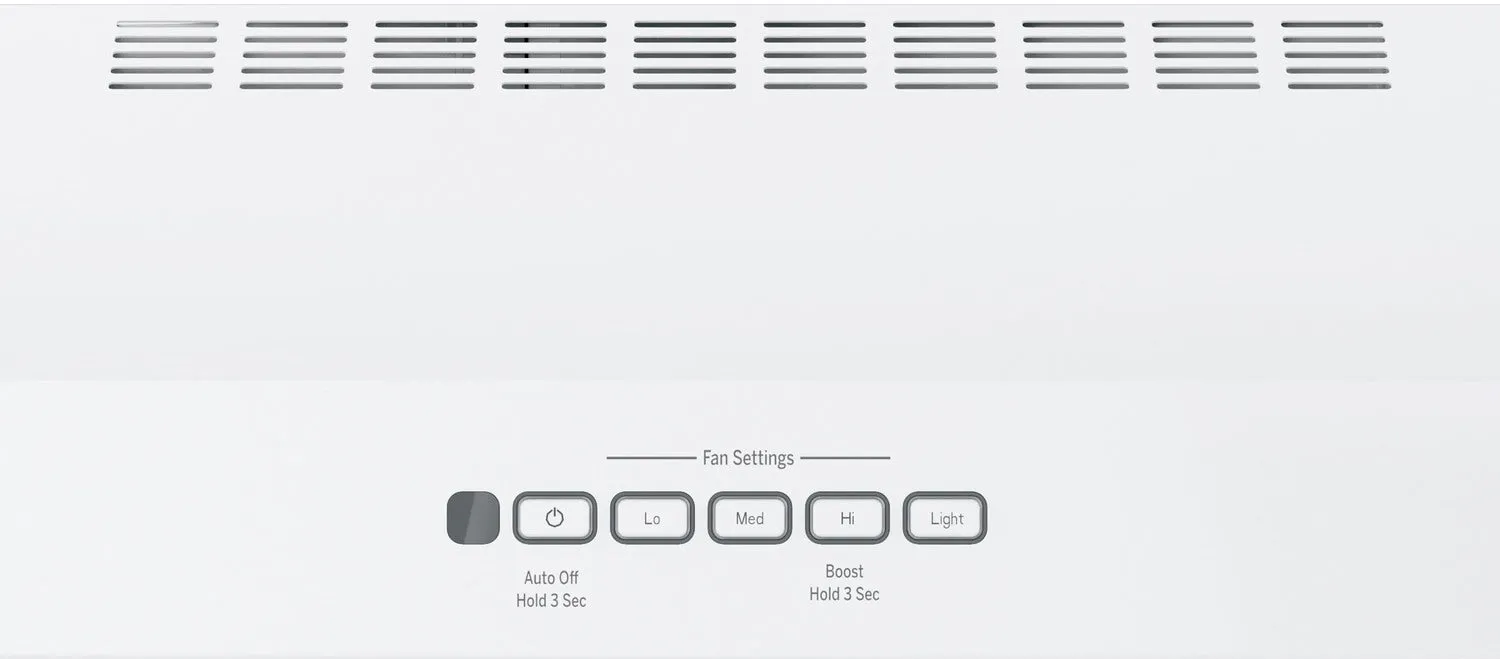 GE White 30" 4-Speed Under-the-Cabinet Range Hood - JVX5300DJWWC