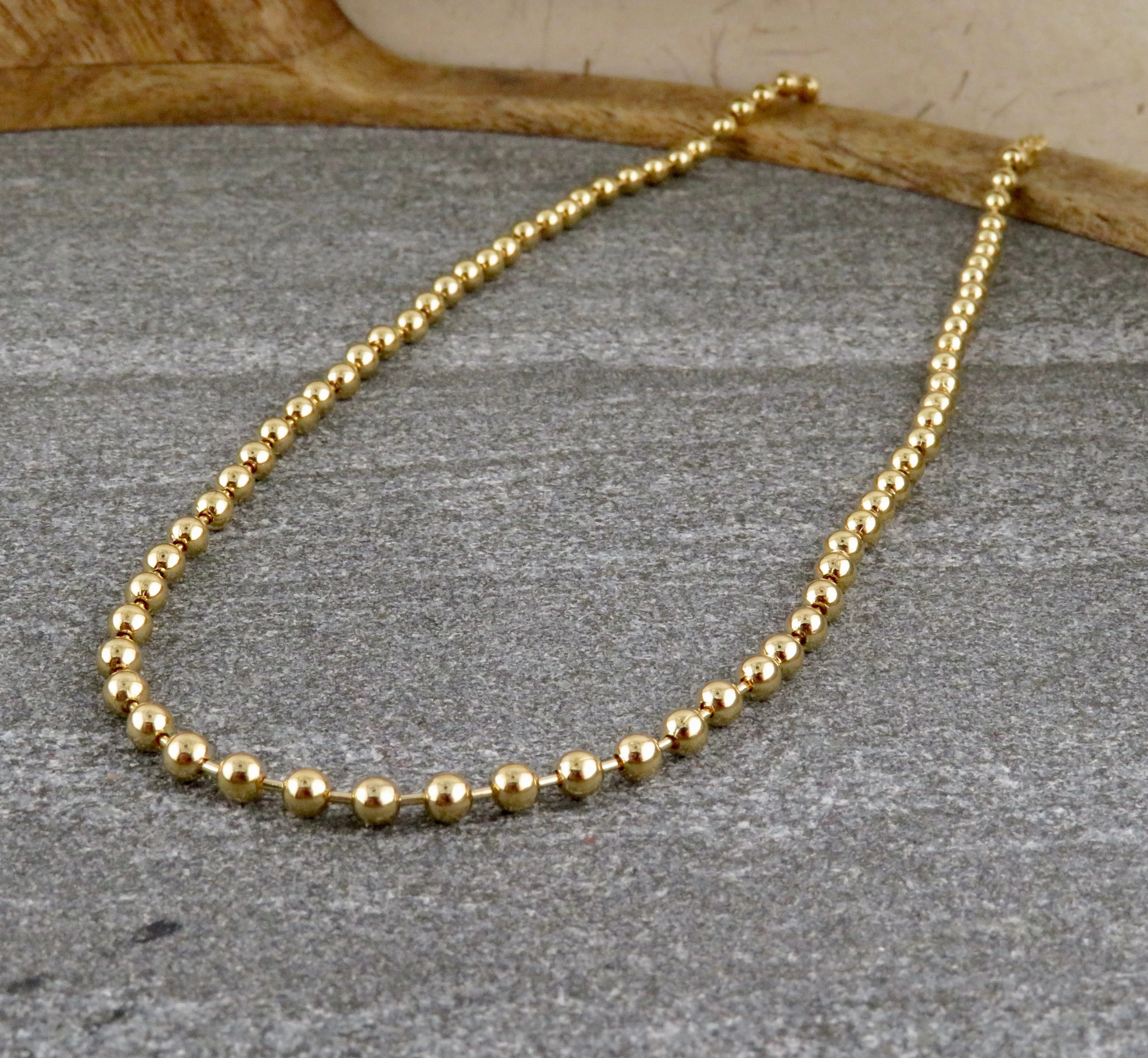 Gold Filled Ball Chain 3mm