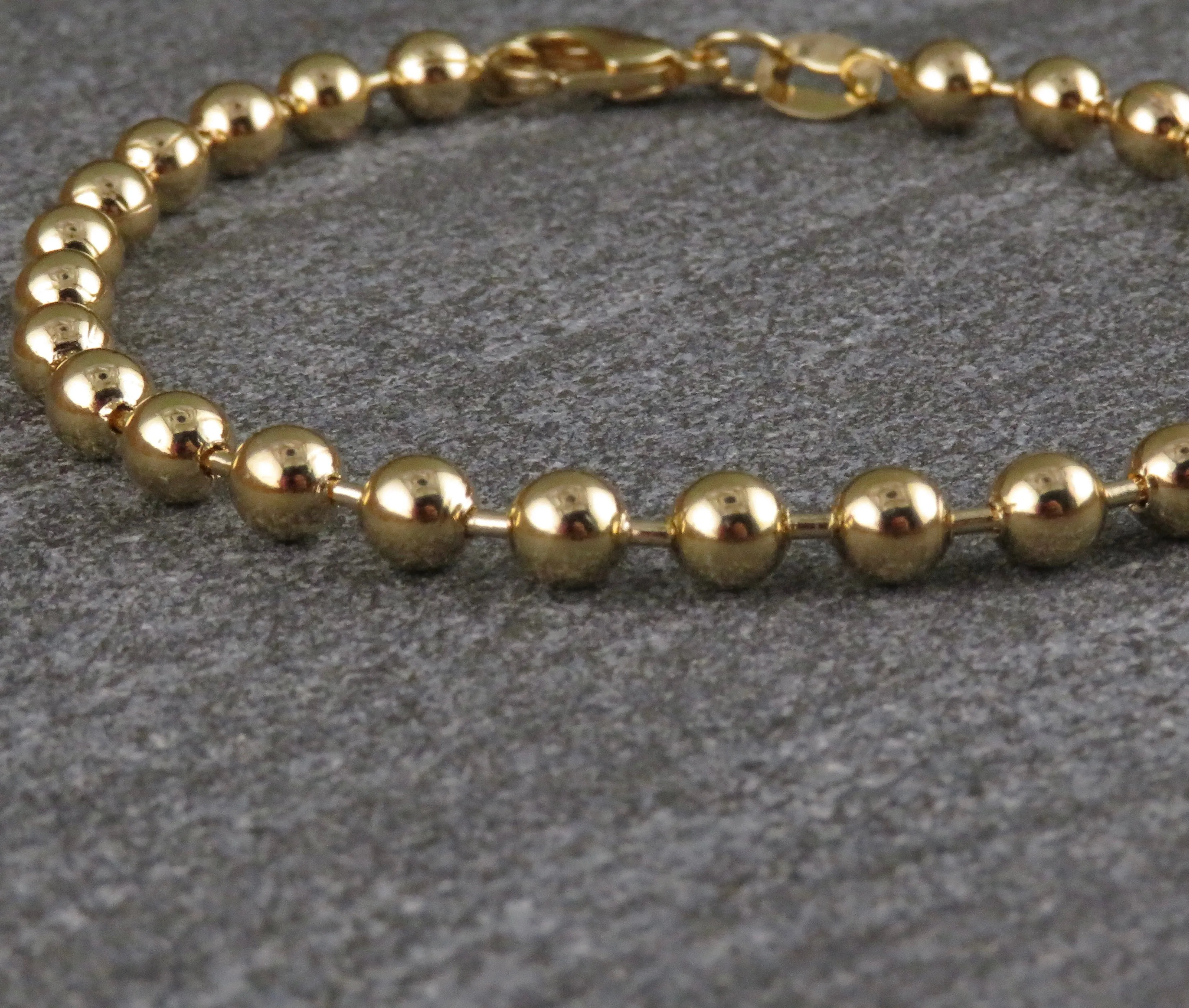 Gold Filled Ball Chain Bracelet