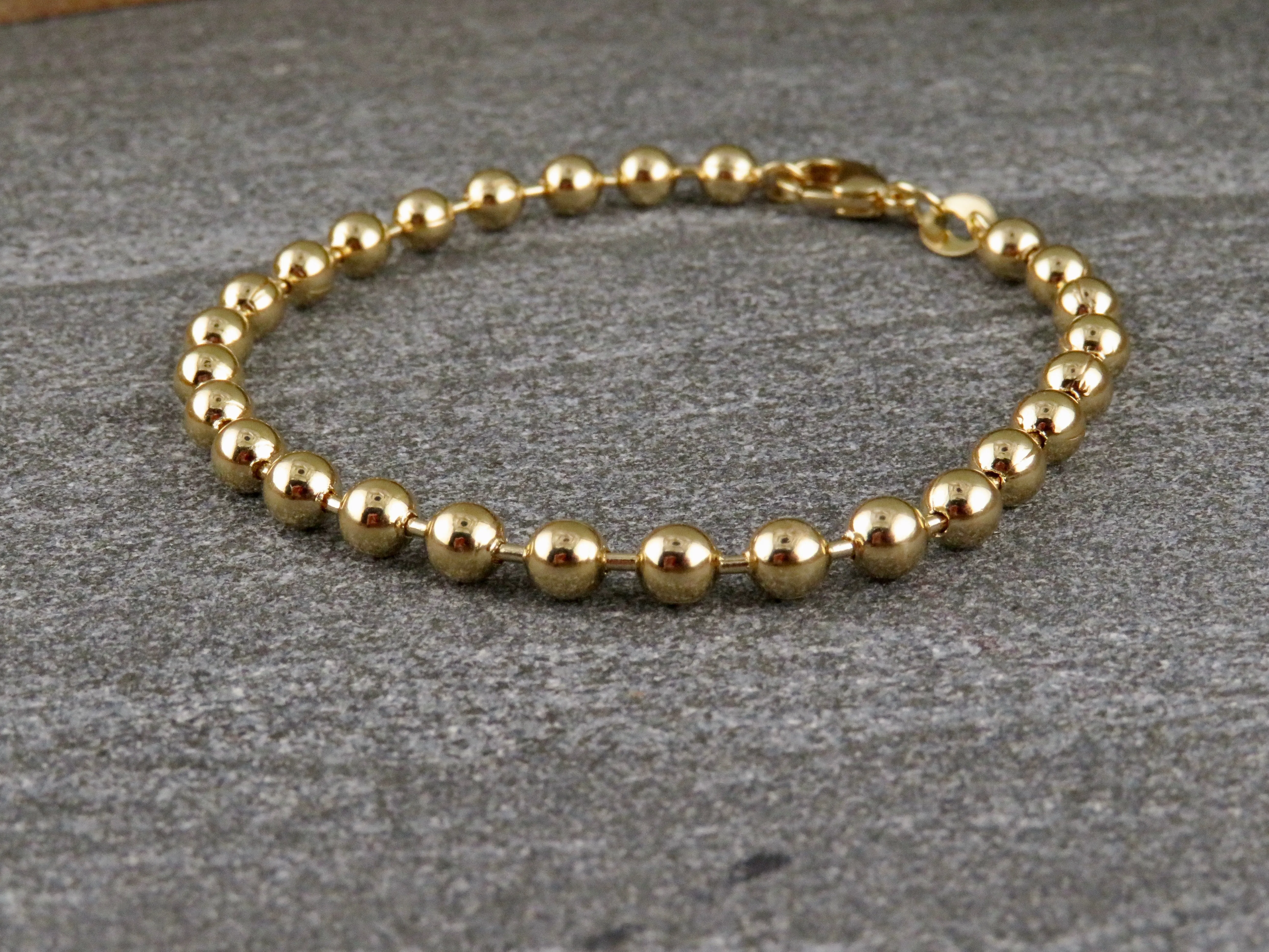 Gold Filled Ball Chain Bracelet