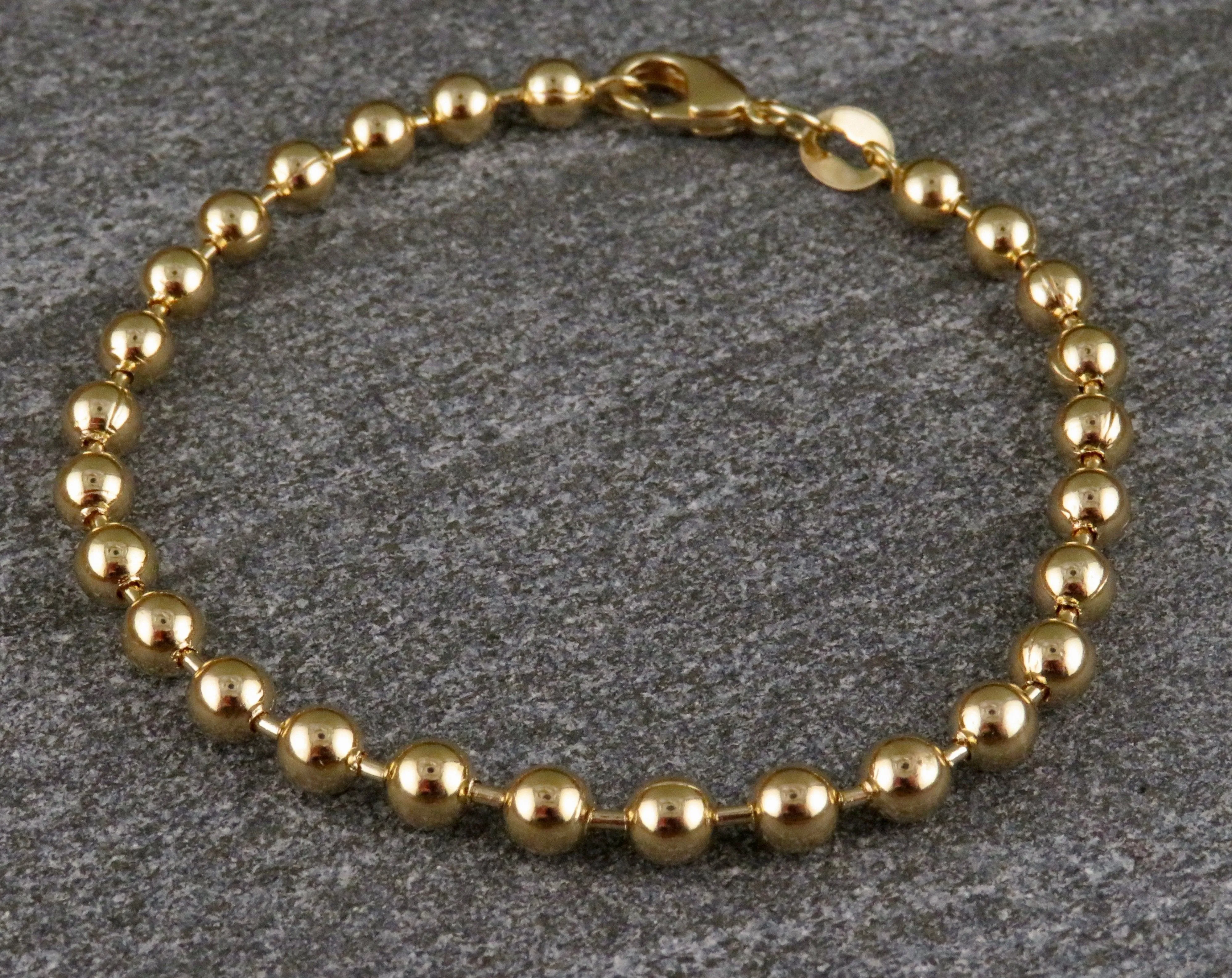 Gold Filled Ball Chain Bracelet