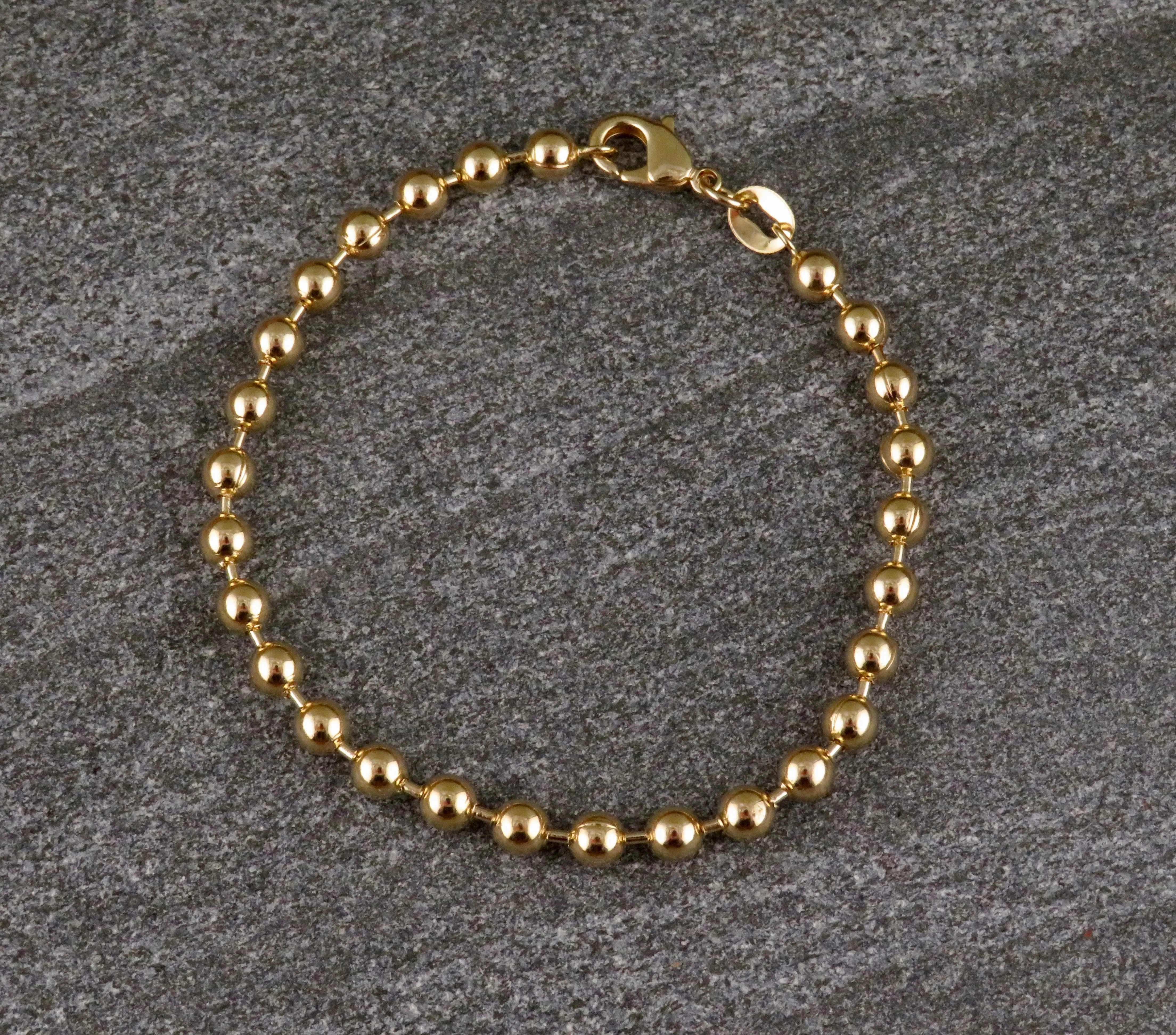 Gold Filled Ball Chain Bracelet