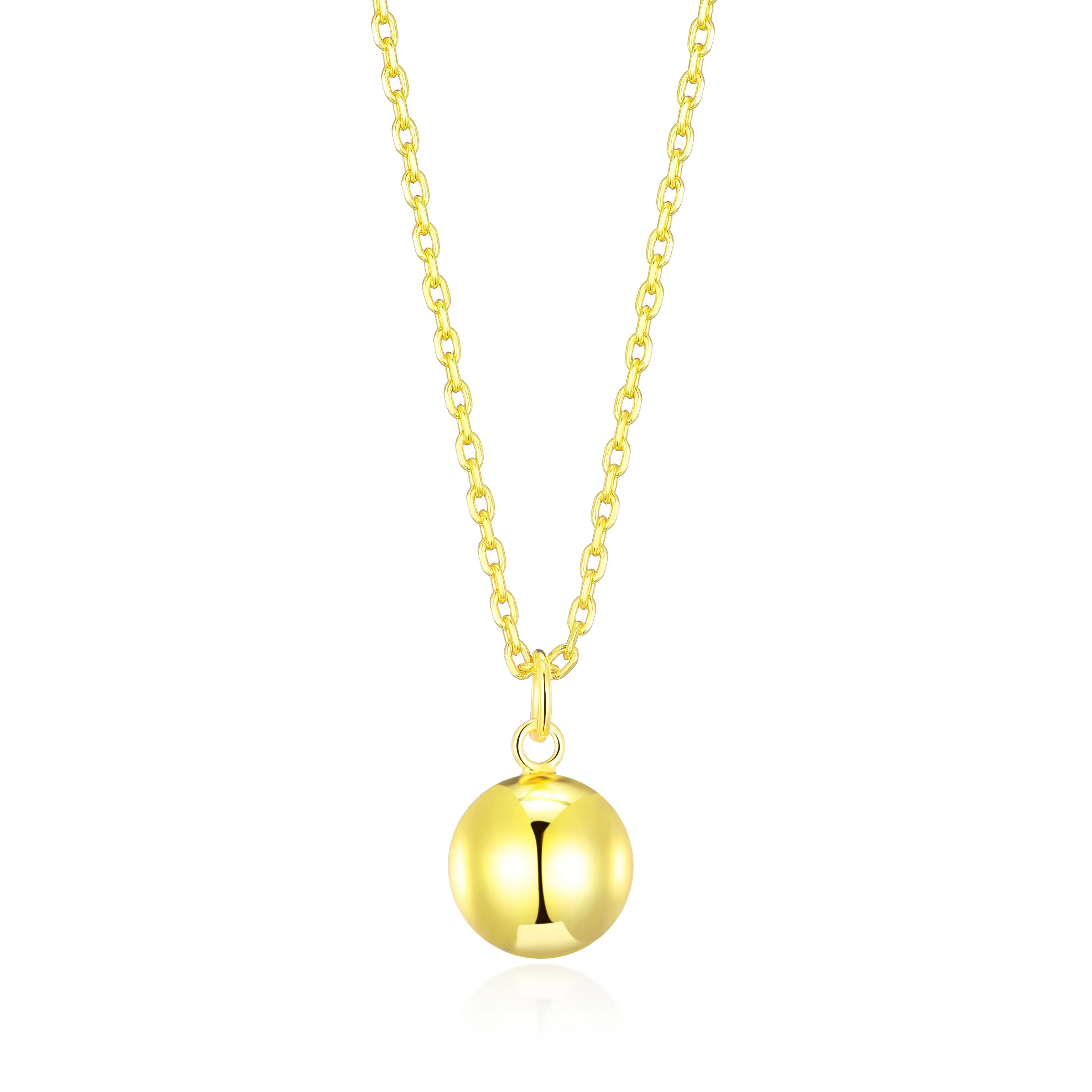 Gold Plated Ball Necklace