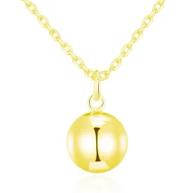 Gold Plated Ball Necklace