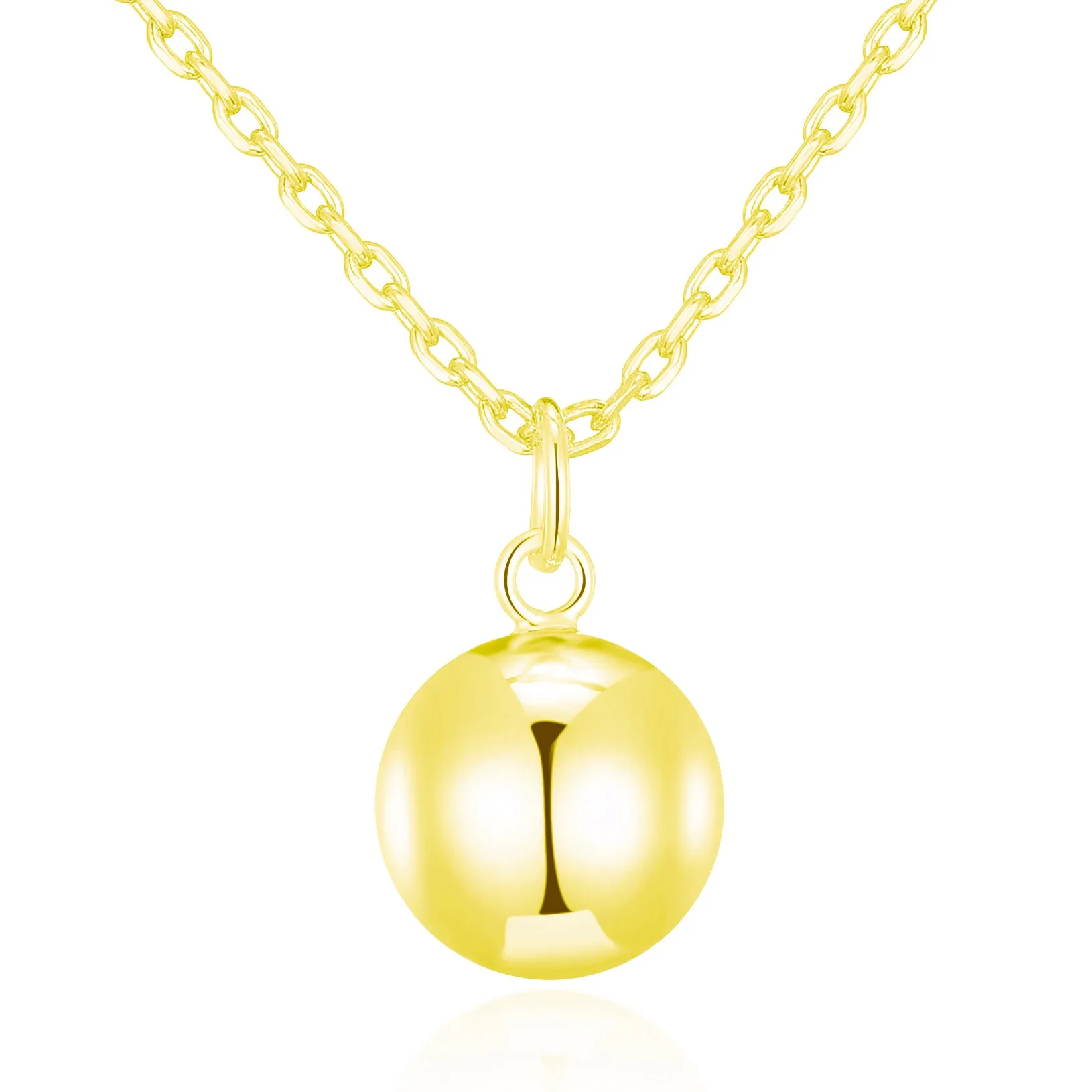 Gold Plated Ball Necklace