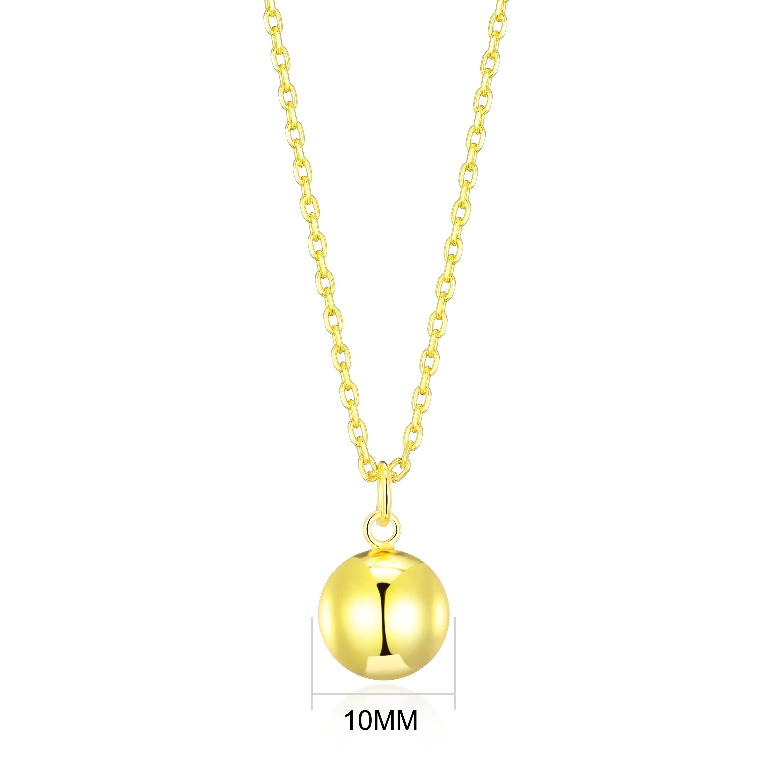 Gold Plated Ball Necklace