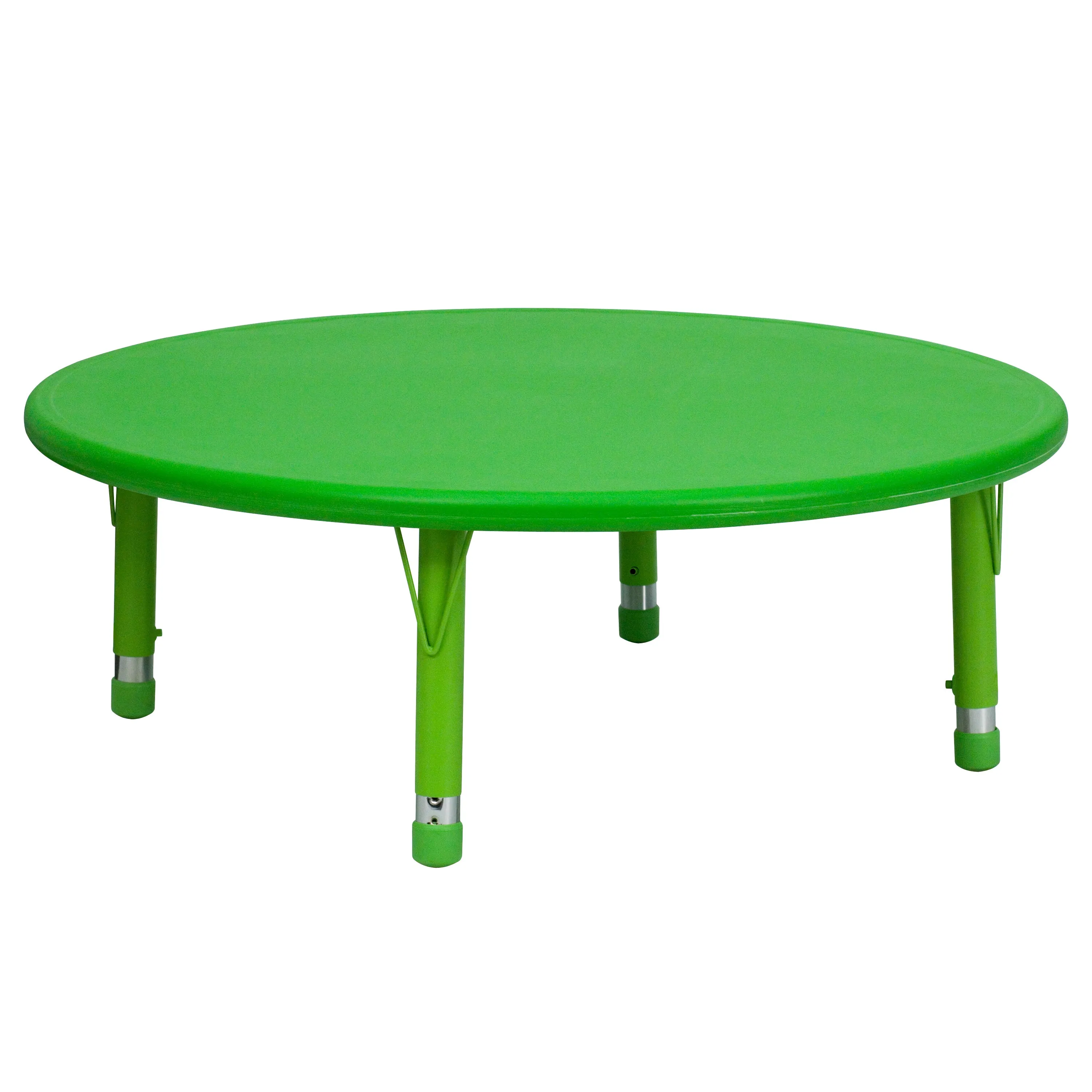 Green Preschool Activity Table YU-YCX-005-2-ROUND-TBL-GREEN-GG