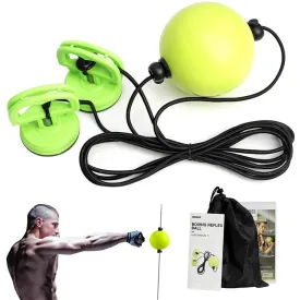 Home Gym Workout Double End Hanging Boxing Punching Reflex Speed ball