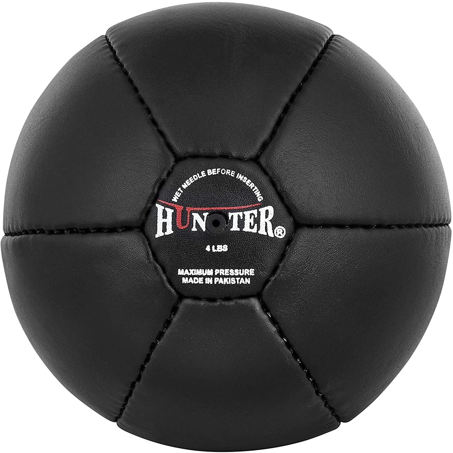 HUNTER Speed Ball Boxing Cow Hide Leather MMA Speed Bag Muay Thai Training Speed Bag Punching Dodge Striking Bag Kit with Hanging Swivel for Workout