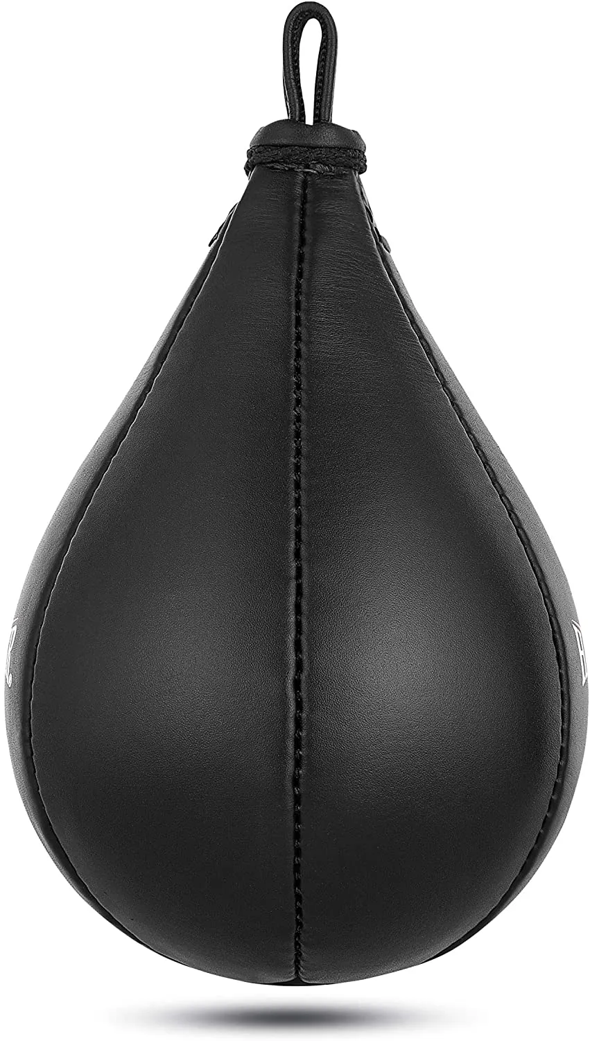 HUNTER Speed Ball Boxing Cow Hide Leather MMA Speed Bag Muay Thai Training Speed Bag Punching Dodge Striking Bag Kit with Hanging Swivel for Workout