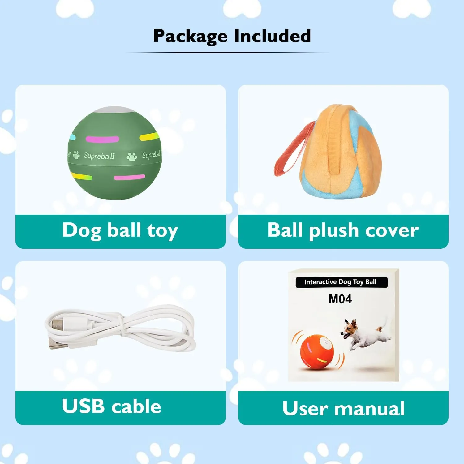 Interactive Dog Ball Toy