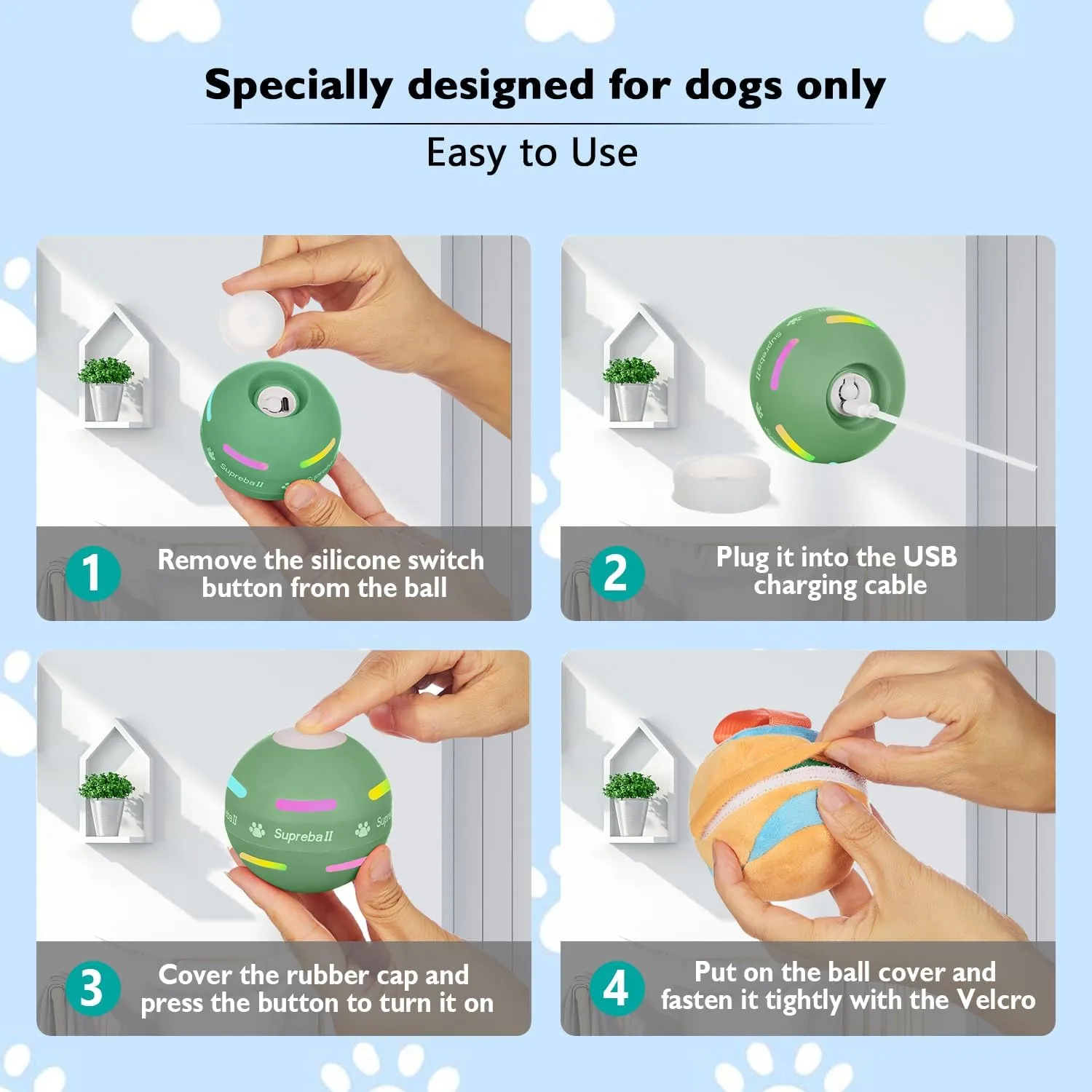 Interactive Dog Ball Toy