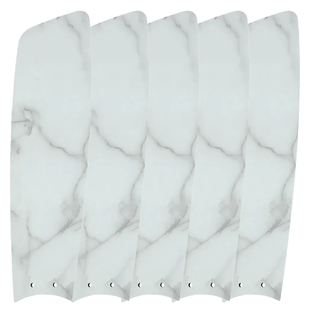 JOURNEY 52 inch (5-Blade) Replacement Blades - White Marble