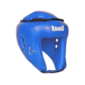 Kango Martial Arts Unisex Adult Blue Leather Head Guard [WS]