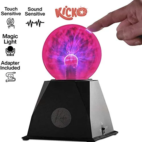 Kicko Nebula Plasma Ball - 1 Pack - Thunder Lightning - for Party Favor, Classroom Prize