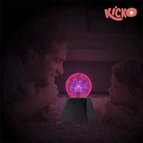 Kicko Nebula Plasma Ball - 1 Pack - Thunder Lightning - for Party Favor, Classroom Prize