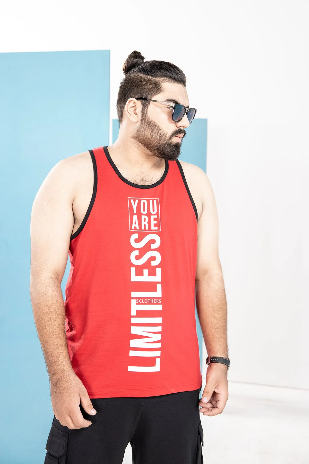 Limitless Red Tank Top (Plus Size) - S21 - MTT006P