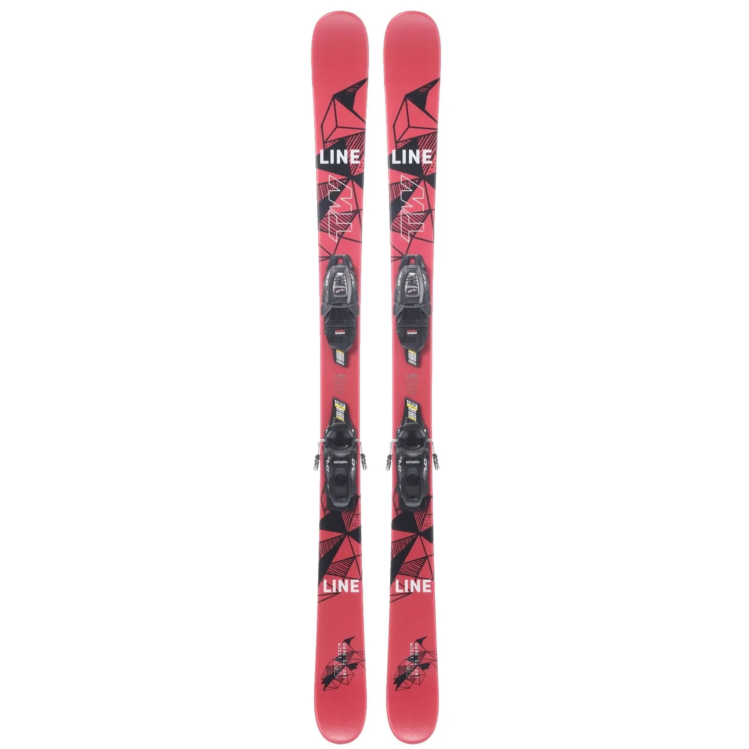 Line Tom Wallisch Shorty Kids Skis with FDT 7.0 Bindings