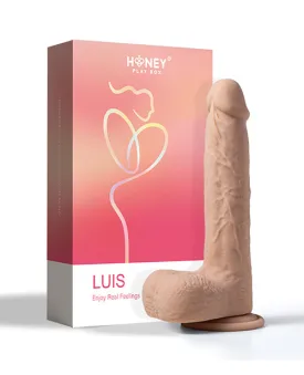 Luis - Dildo Vibrator App Controlled - 8.5 inch (Ivory)